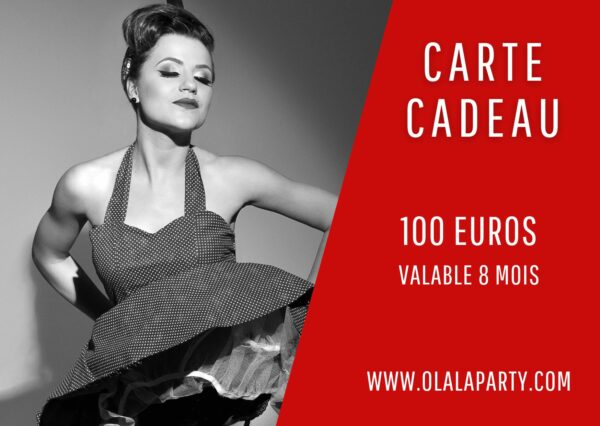 Carte Cadeau d'une valeur de 100 euros